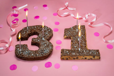 Letter and Number Cake