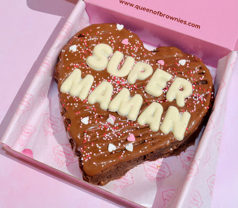 Gâteau Cœur Super Maman