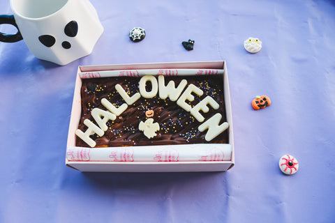 Halloween Brownie-Cookie-Blondie - 6 parts