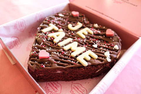 Valentine's Day Heart Brownie