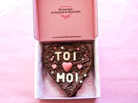 Brownie Cœur Saint Valentin