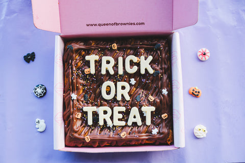 Trick or Treat Brownie-Cookie-Blondie