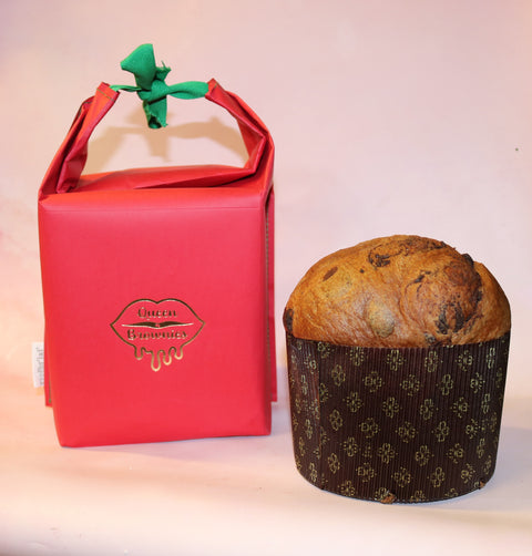 Panettone Artisanal Chocolat & Gianduja (500g) – Édition Noël Queen of Brownies