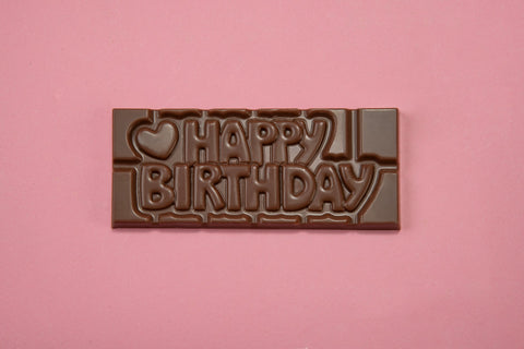 Tablette de chocolat Happy Birthday