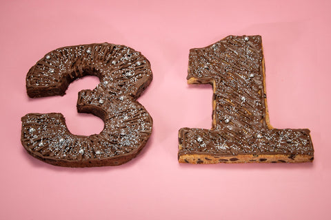 Letter and Number Cake